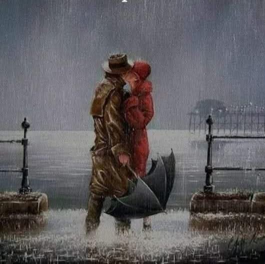 Најди некој што ќе танцува со  тебе по дождот,  да го држи чадорот може секој.