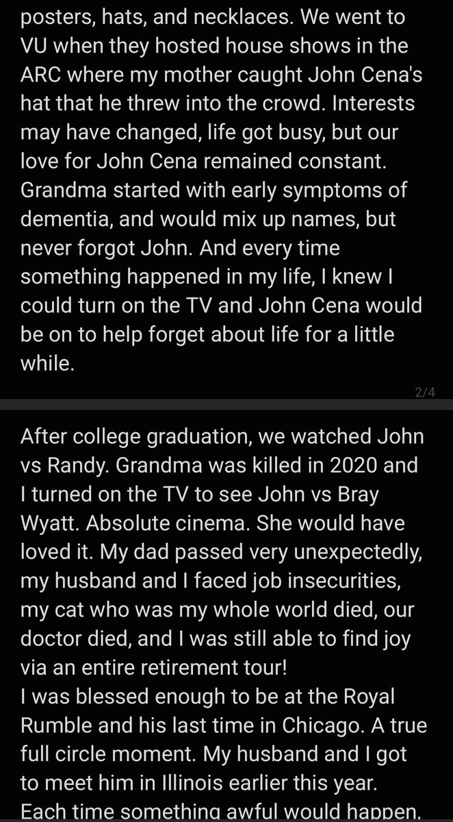 taylarrmade's tweet photo. #AskCena
I have nothing to ask, only a heartfelt #ThankYouCena for everything. Tonight 34 year old me isn't watching, but 10 year old me will be glued to the TV. One final time ❤️ https://t.co/0TLlS9vSL9