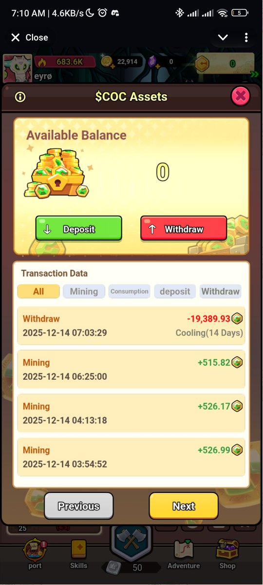 eyrostik's tweet photo. @COC_Web3 I GOT HACK. PLEASE MAKE IT AVAILABLE AS SOON AS POSSIBLE TO CANCEL THIS WITHDRAWAL. YOUR TEAM CAN'T HELP ME ON THIS 😭😭😭 OR IF SOMEONE IN YOUR TEAM CAN HELP, PLEASE 🙏🏻🙏🏻🙏🏻 https://t.co/mp9ISL6Rm7