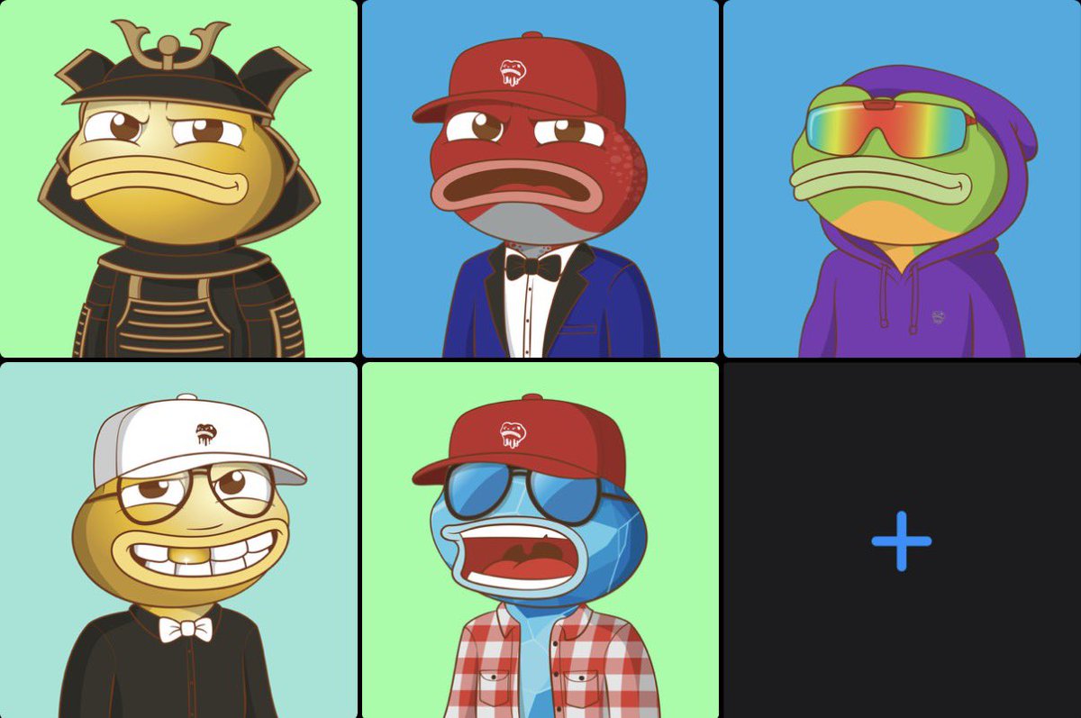 Finally torched all of my beloved OG <a href="/ThePlagueNFT/">The Plague Of Frogs 🐸</a> froggos and made a new army. What do we think? Which one is pfp worthy?