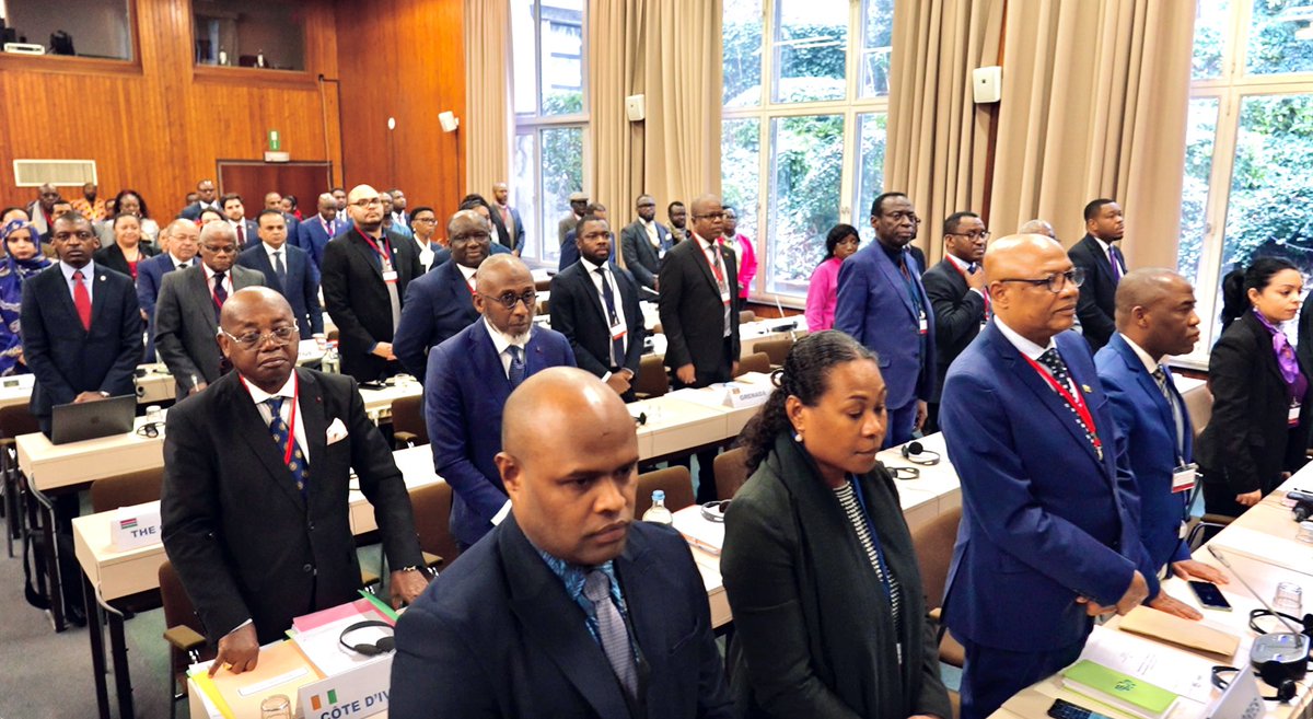 PressACP's tweet image. During the 120th Session of the OACPS Council of Ministers, Member States observed a minute of silence in memory of the victims of recent natural disasters that have affected several regions of the world.

This moment of reflection was dedicated in particular to the populations…