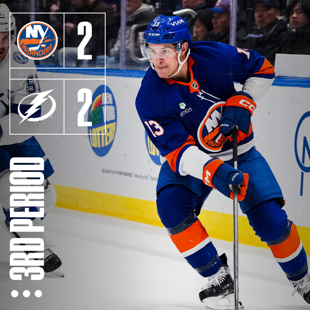 NYIslanders's tweet image. Heading to overtime.