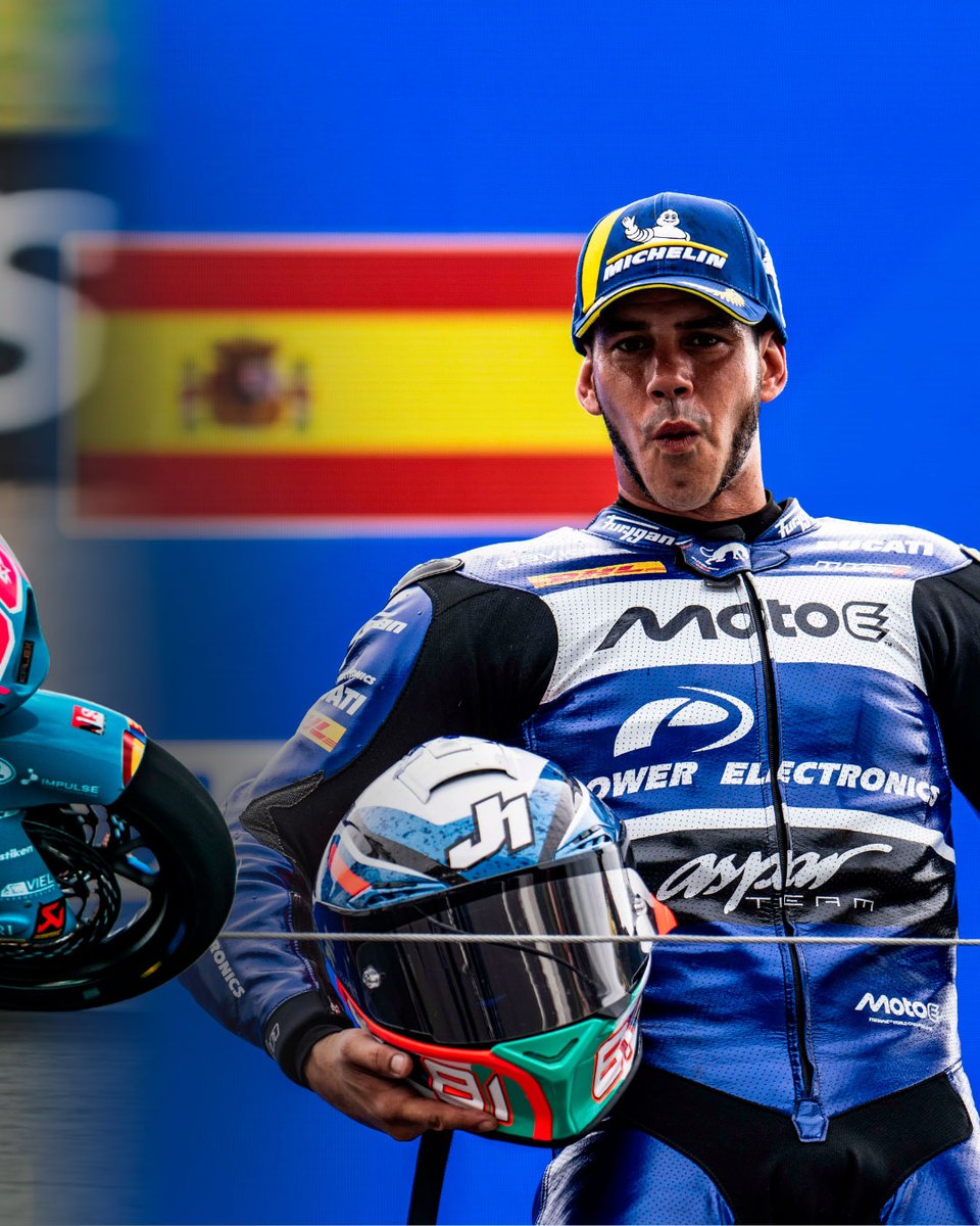 AsparTeam's tweet photo. #Aspar2025Recap 🔟
The good thing about the #DutchGP this year... was that it ended. We were hoping for much more than what we got 🫤, which was just a #MotoE podium! https://t.co/yXi9qE7Unz