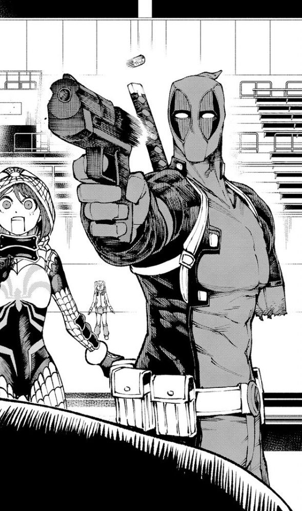 Cha1ns0fHate's tweet photo. Deadpool just shoots one in the head

“Oddly enough, I expected more.” https://t.co/XAZaVrFomc