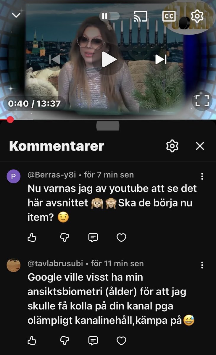 Det är uppenbart att Youtube inte släppt på censuren!! 🤮
SANNINGEN SVIDER! 👊👊👊👇#petraspuckar