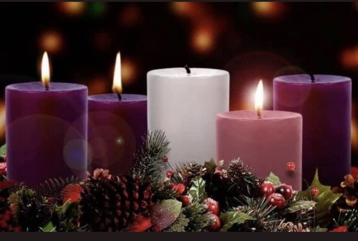 It’s #Gaudete Sunday and the third #Advent candle to be lit is pink, representing joy and rejoicing so Phil 4:4 “Rejoice in the Lord always; again I will say, Rejoice!"