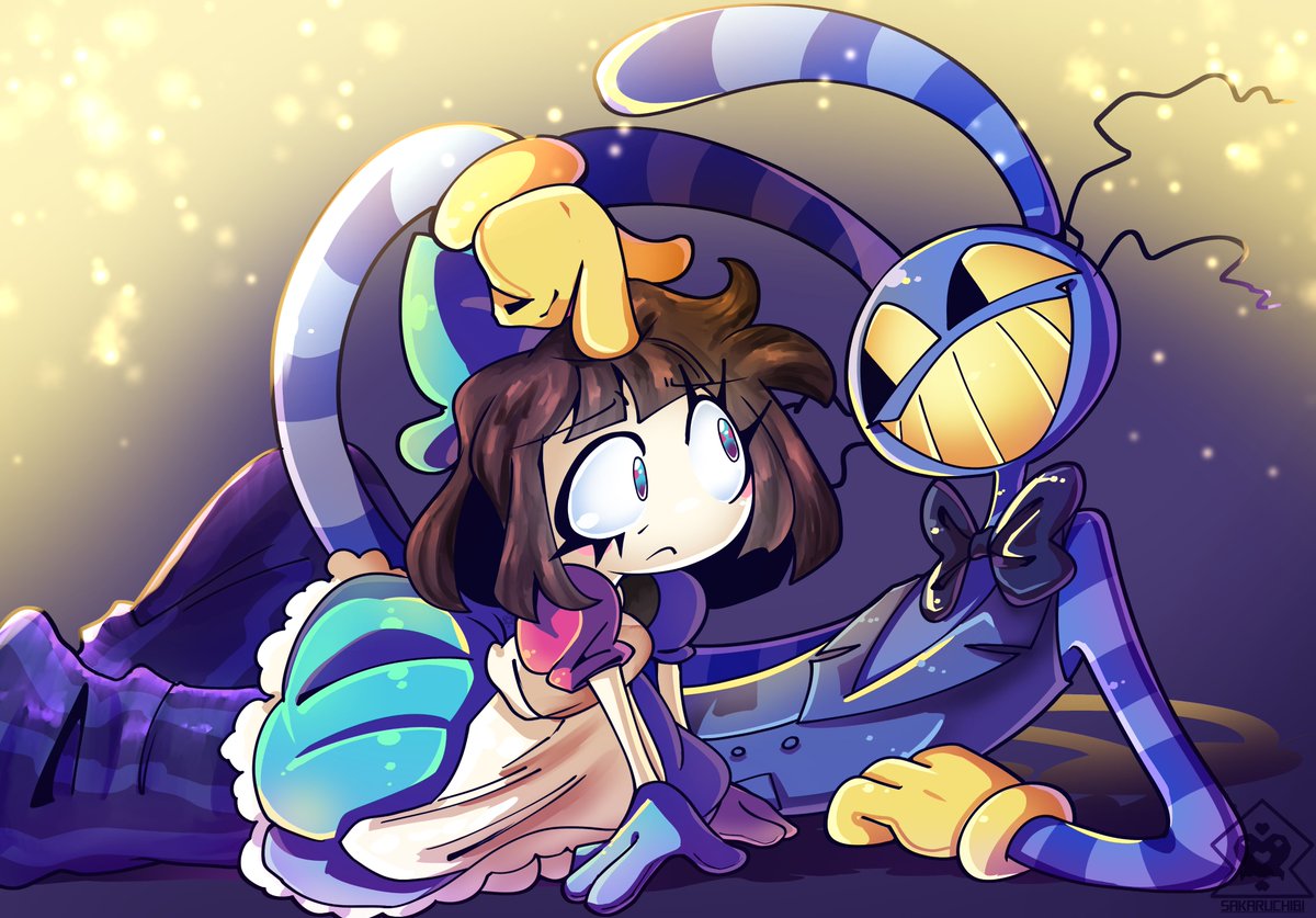 sakaruchibi12's tweet photo. A warm up I did. Pomni and Jax.
Digital wonderland- @Ashlieh_AJC https://t.co/9r782lmaAc