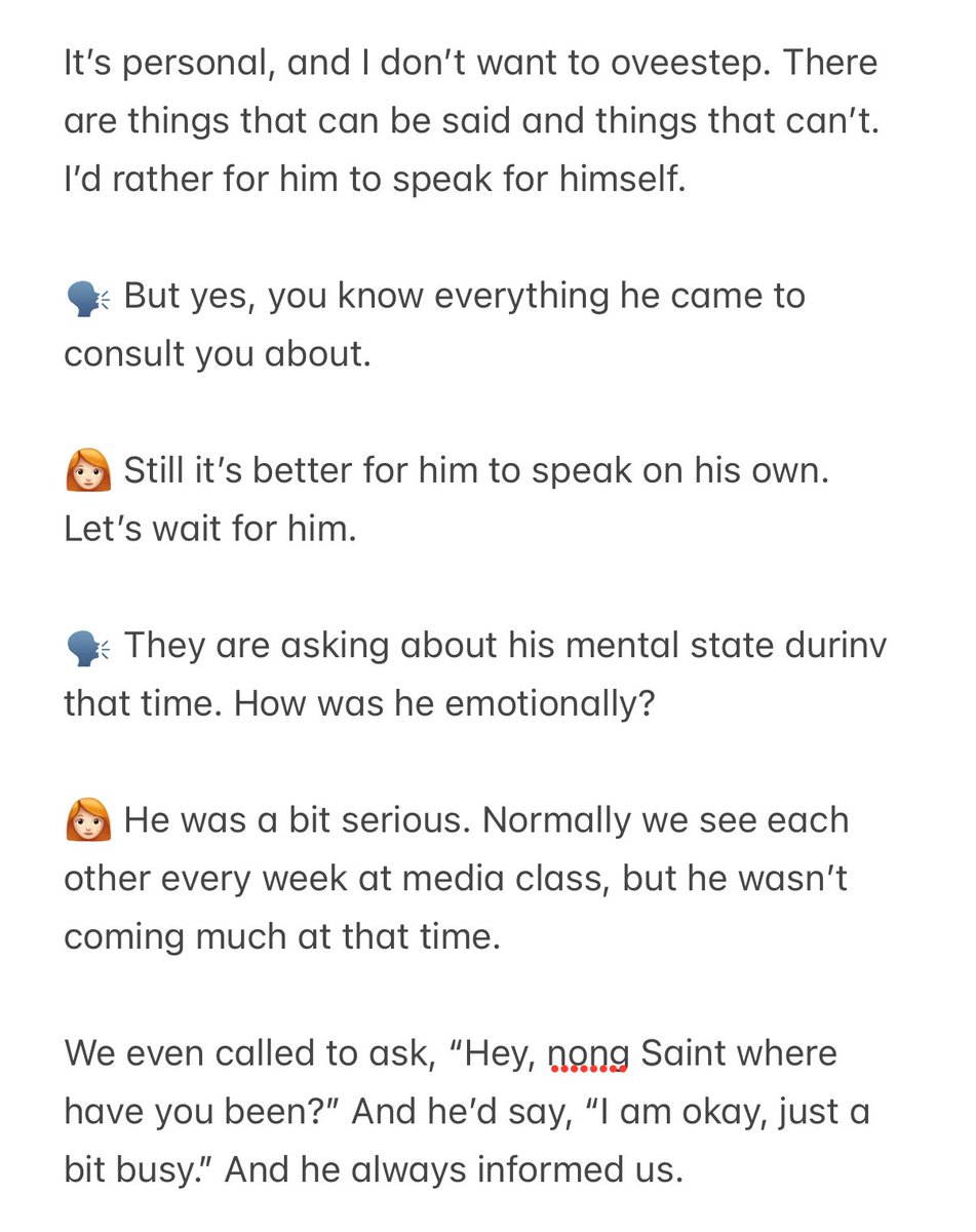Guguching1's tweet photo. 💬Saint is very young but incredibly capable. He does many things and has a very strong work ethic. 

💬He’s loved by everyone. I just want people to send him lots of encouragement. 

//Thanks for the kind words 🥺There are still people seeing your good🫶🏻 (1)

#Saint_sup #MingEr https://t.co/myyhf5lG0U