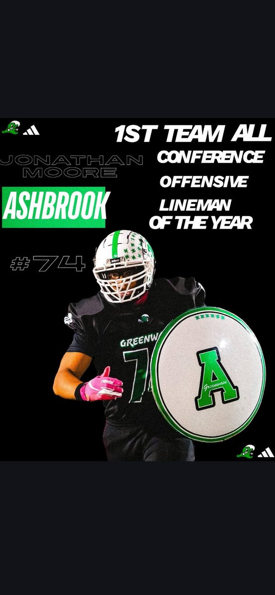 IamBigJon74's tweet image. I am very blessed to be chosen as the Big South 5A/6A Offensive Lineman of the year, And 1st team All Conference.🔥💪🏾
@DariusJamesHFC 
@CoachJayMo74 
@THE_44_BULLDOG 
@CoachEGlennJr 
@Coach_Watts21
@pepman704 
@finisholacademy 
@SpaceCoachOL
