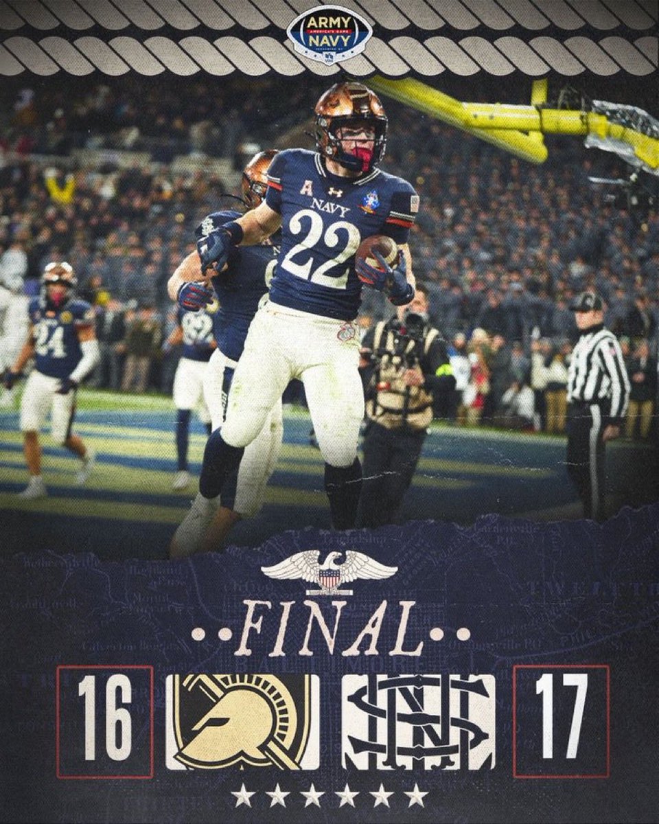 Congrats <a href="/USNavy/">U.S. Navy</a> — gutsy win. 🇺🇸⚓️