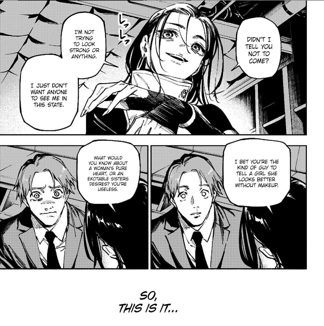B0UNDBYH3AVEN's tweet photo. https://t.co/9AW3Jyy6mI 4 chapters WE WERE HAPPY FOUR FUCKING CHAPTERS AGO BRO FUCK YOU GEGE https://t.co/nCKHKpLPHd