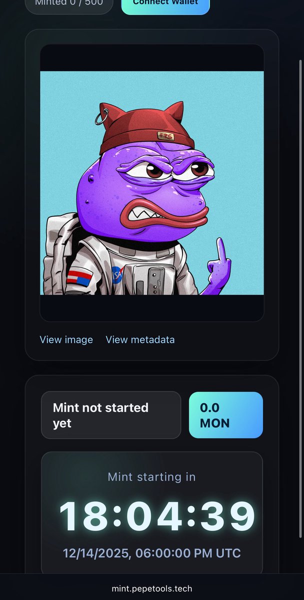 PepeOn_Monad's tweet photo. We start minting our first collection tomorrow!

This is not just the greatest PFP cult on Monad.

Every NFT holder will benefit from the revenue share of our Tools ! 🔨🪛

Join the $PEPE Madness In less than 18 hours! 🤝🏽🐸💜

@monad @monad_eco @monad_dev @Monado_Nads @naddotfun @_jhunsaker @keoneHD 

#NFT #pepeonmonad #monad #pepe #monadmemes #pepecommunity