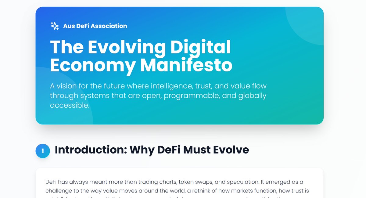 Aus DeFi Association tweet media