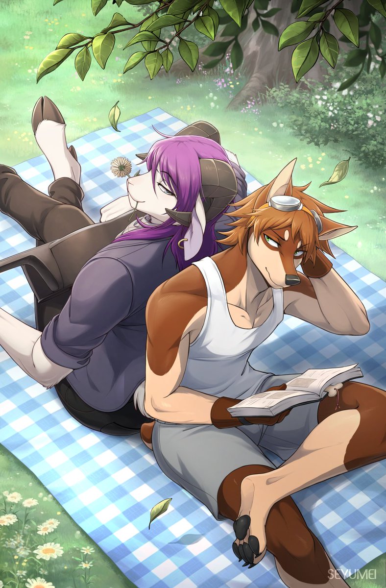 seyumei's tweet image. Chill afternoons~