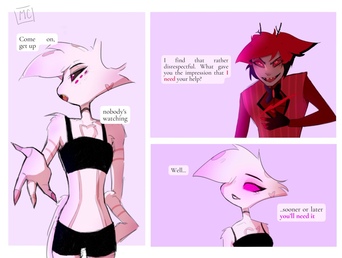 Now that I'm finally on vacation I can draw all my headcanons 🙏
#HazbinHotel #HazbinHotelFanart #radiodust
