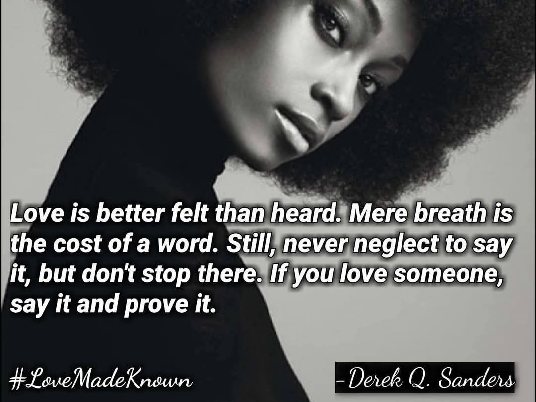 DerekQSanders's tweet photo. Love should be felt as well as heard... https://t.co/ptOrF1c68J