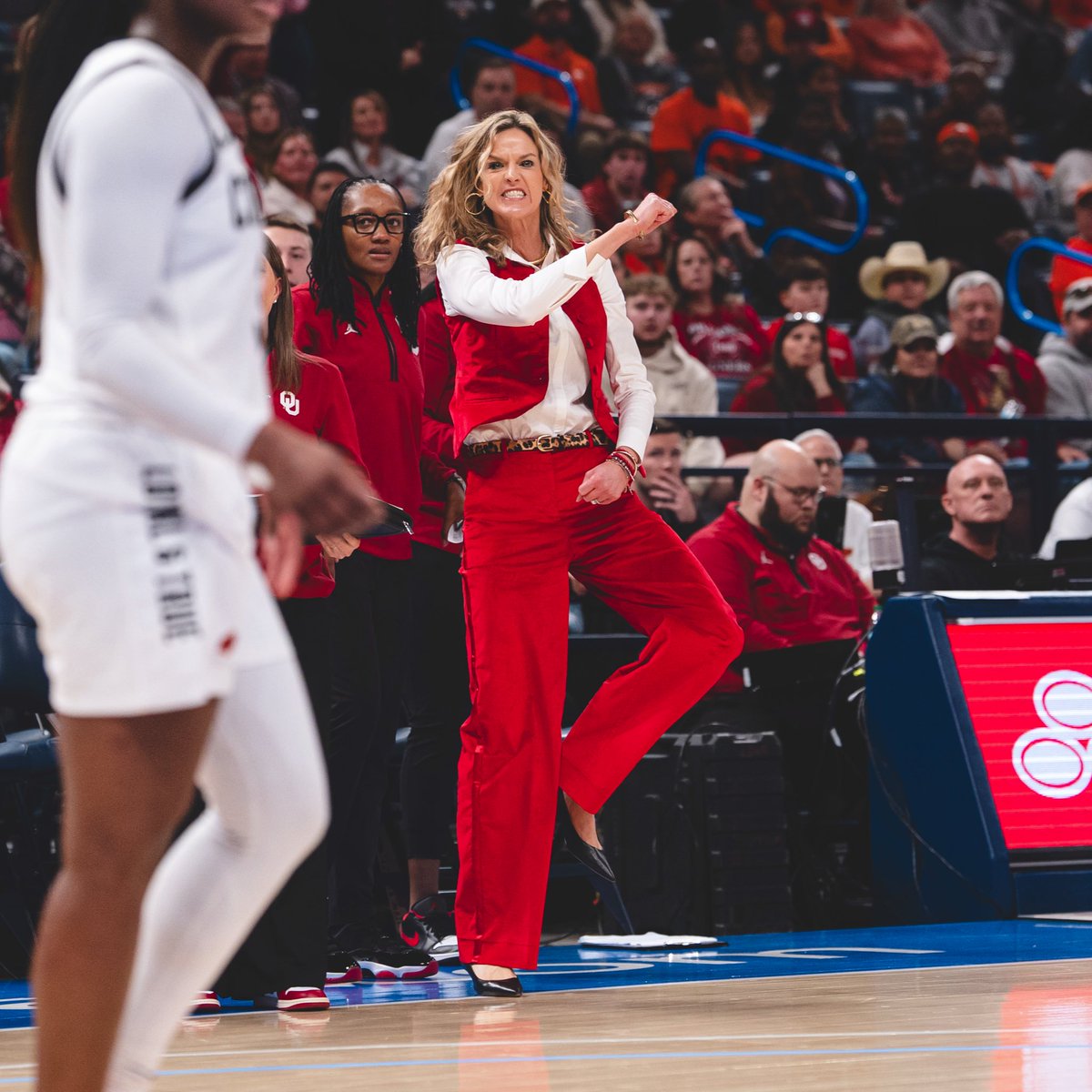 OU_WBBall's tweet photo. ICON. 

Coach Jennie is now 7-0 against Oklahoma State! https://t.co/RYn5A4VT1B