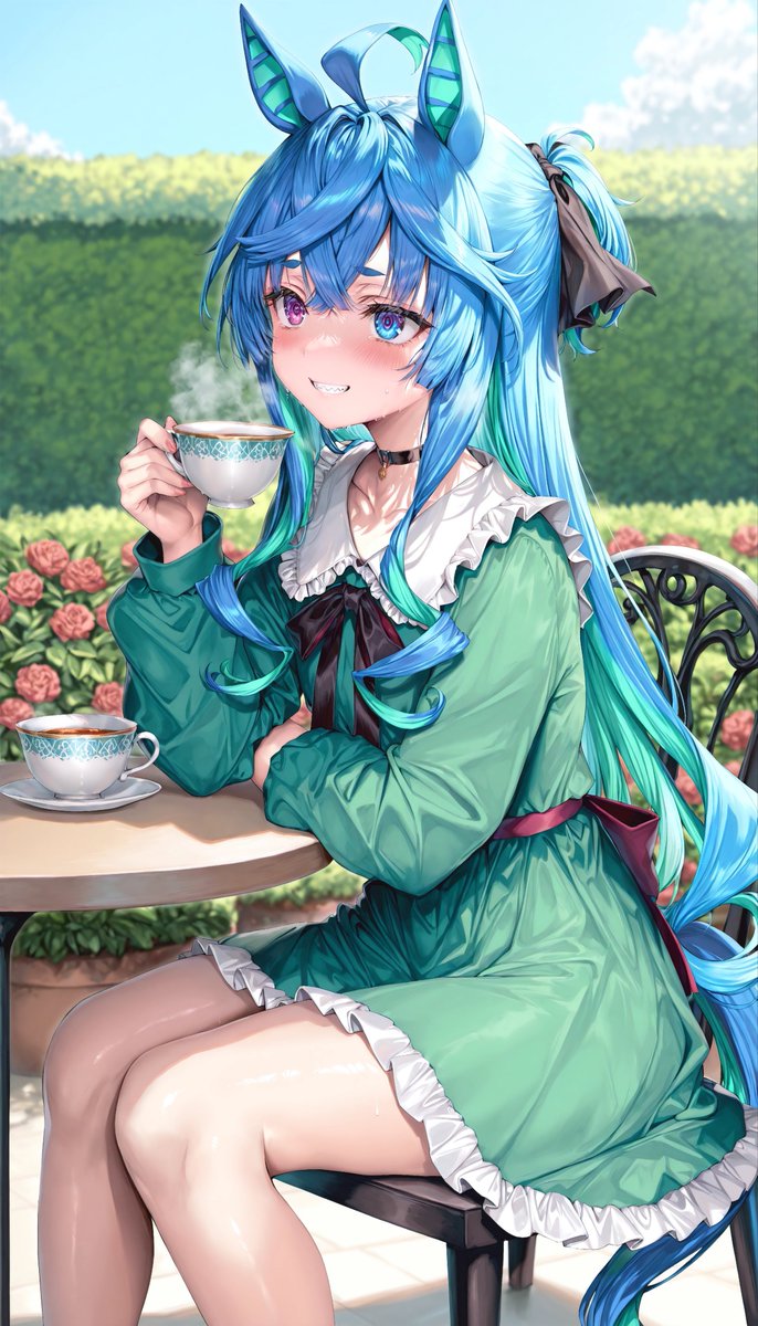 朝　お嬢様風　ツインターボ-twin turbo-

SFW illustration
何かよく見かけたので
何処がネタ元なのか知らんけど