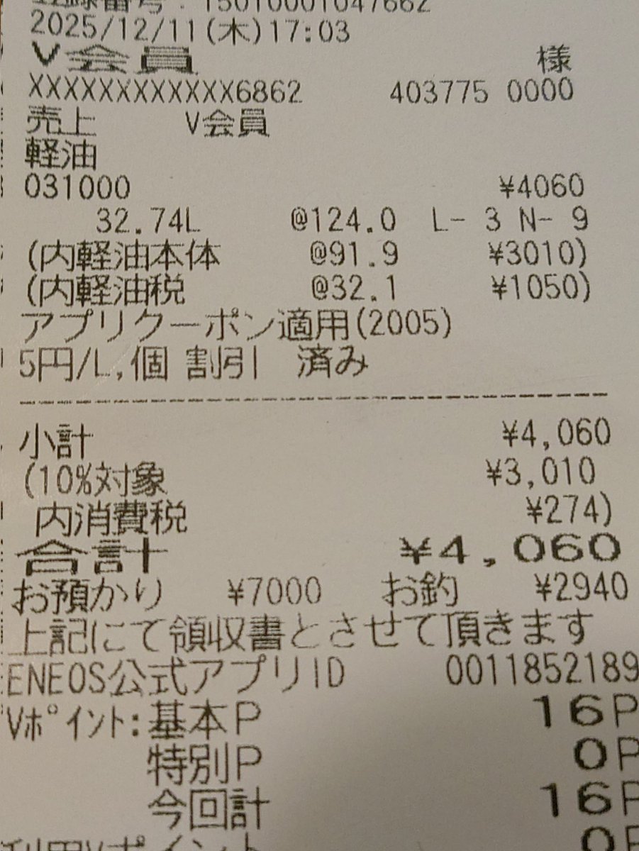 Robo203's tweet photo. 拙者のクルマはDIESEL燃料。先月までに比べ５円お安くなってますねぇ。124円/㍑…なんか嬉しい。

来週は南足柄大雄山方面と伊豆半島川奈方面に用事がある。実に嬉しい🎅 https://t.co/tOi8F4pADx