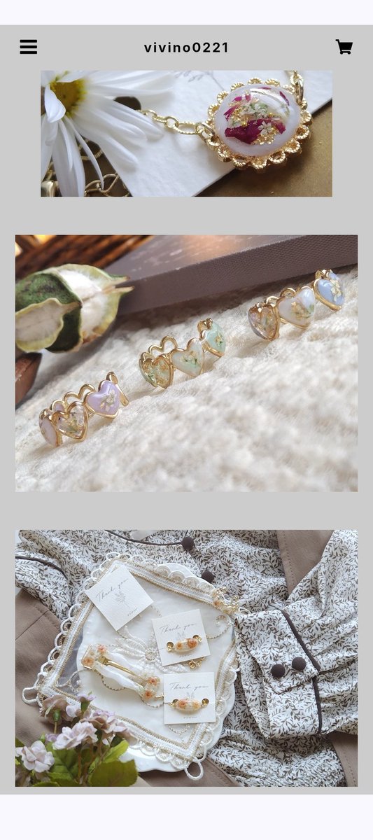 vivi❁お花のアクセサリー (@006F86VIVI) / Posts / X