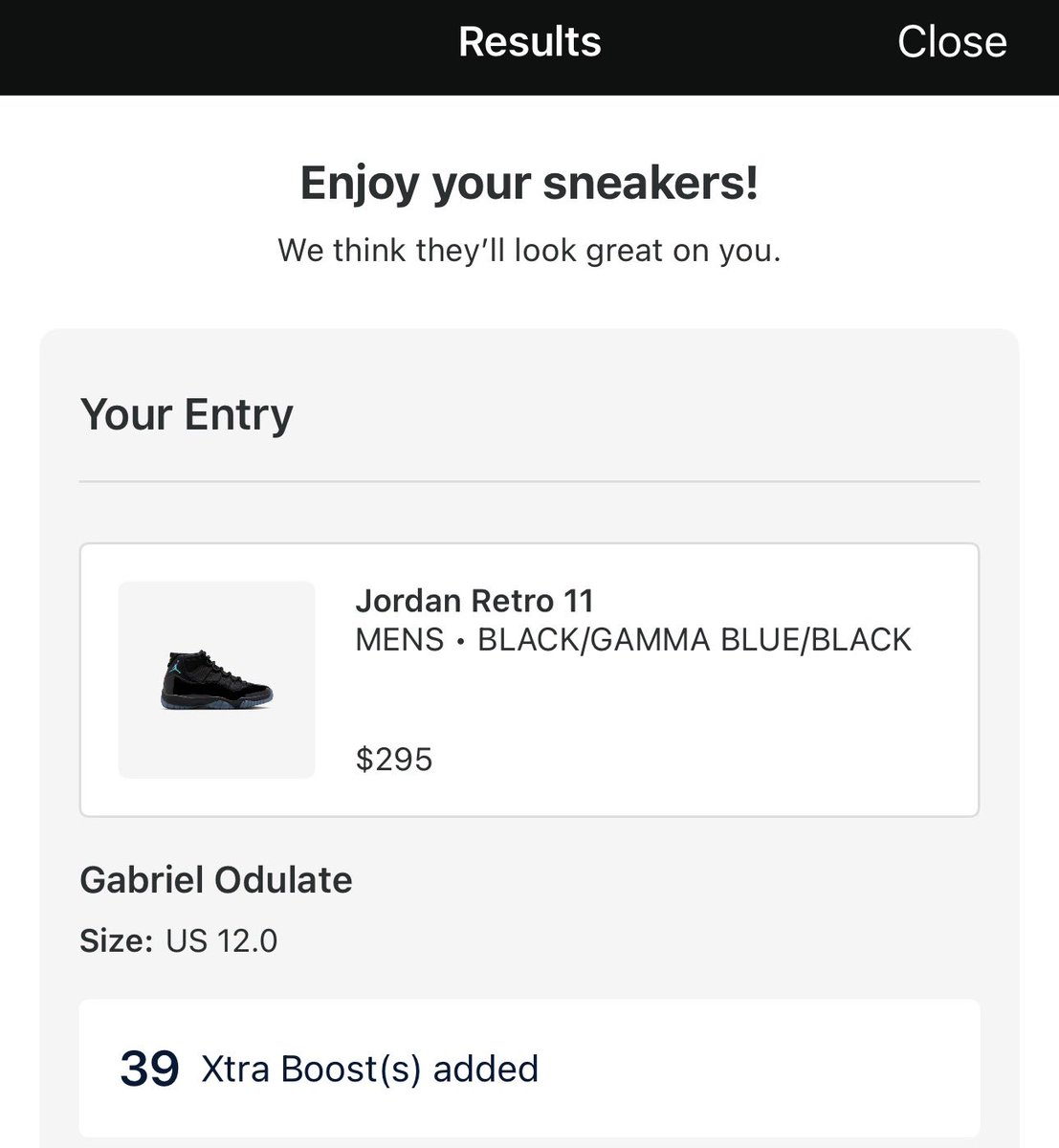 YoungShepherdHF's tweet photo. @karidaniels I hit at footlocker … 39 Xtra Boosts Later! 😓 https://t.co/JYvHefnZNN
