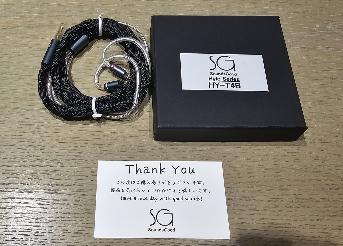 indiesking's tweet image. SoundsGood Hyle 
HY-T4B 着弾しました♪
どのイヤホンと合わせようか、思案中。
この時間が一番楽しいですね🎶
#SoundGood