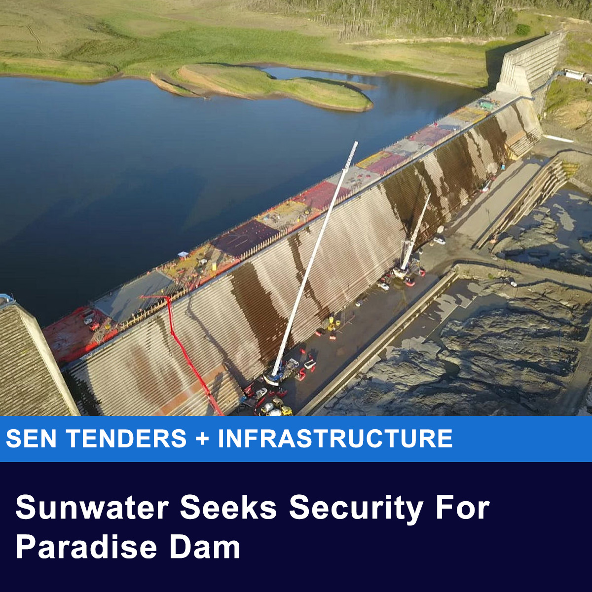 sen.news/sunwater-seeks…
Sunwater’s Paradise Alliance has opened an extended expression of interest process for security services supporting the Paradise Dam Improvement Project. 
#accesscontrol #alarms #automation #locks #cctv #managementsolutions #monitoring #security #safety