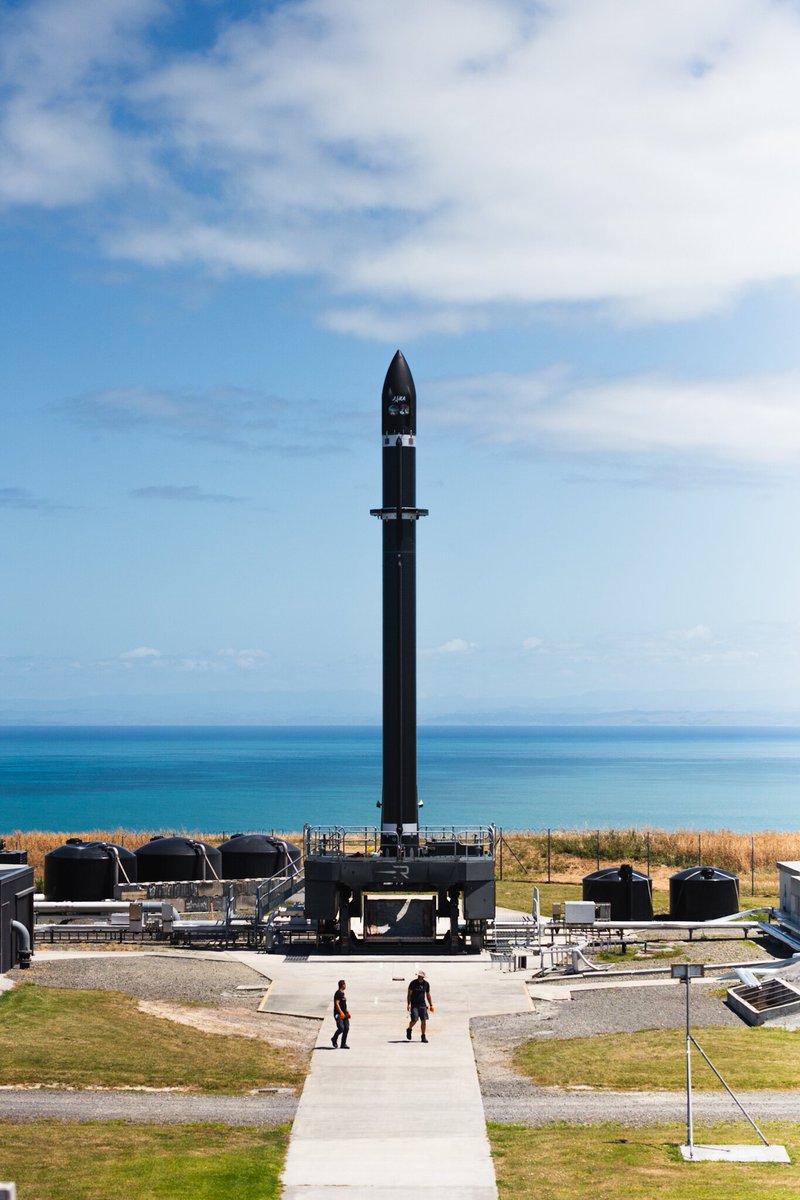 RocketLab's tweet image. It's looking like a fine day to launch a rocket. Just under three hours to launch for @jaxa_en, with the early weather forecast 90% favorable for launch at 4:09 p.m. NZDT / 03:09 UTC.