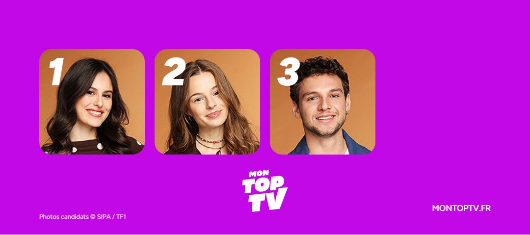 Hackoris's tweet image. Mon top #StarAcademy #StarAcademyLeLive