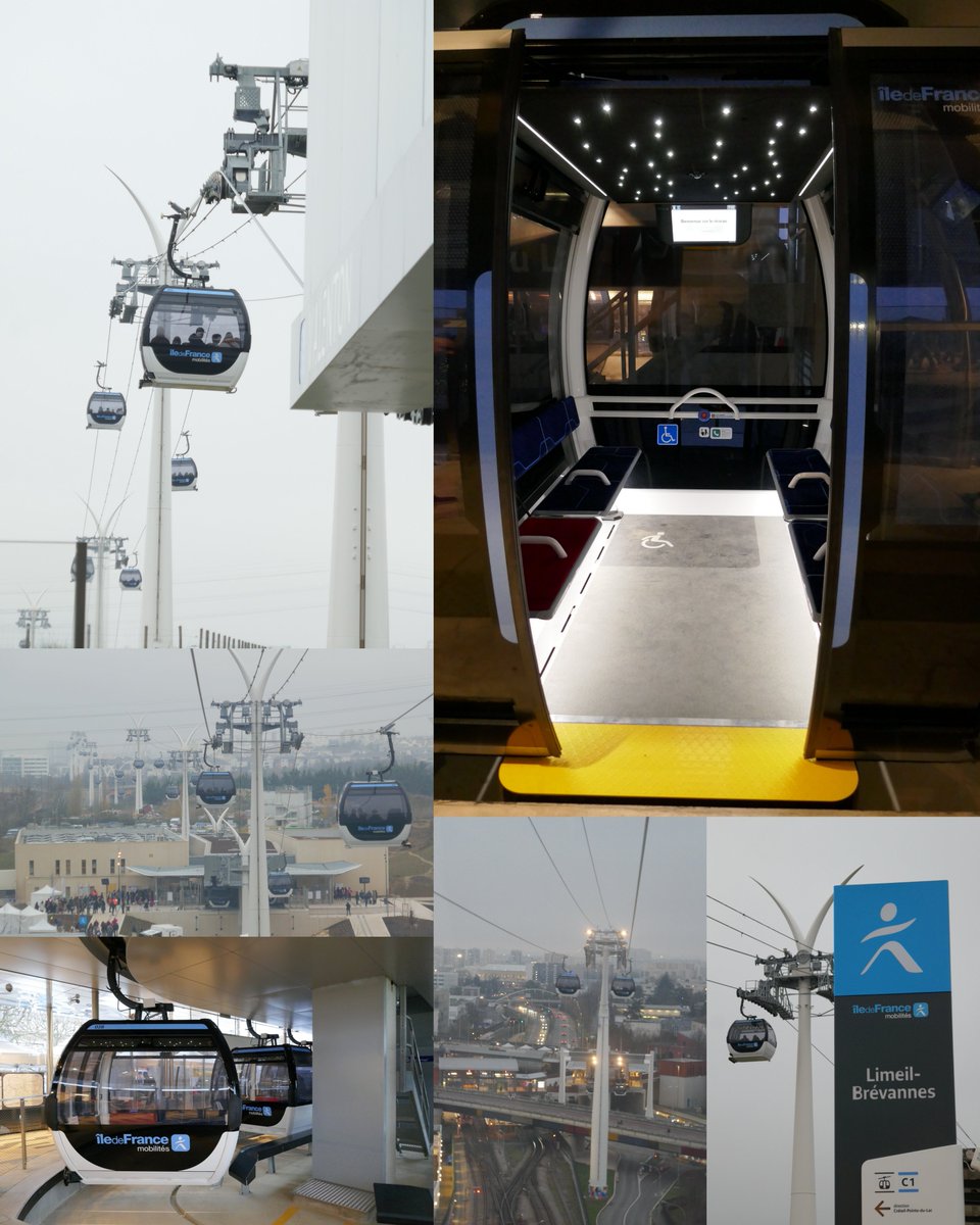 UnusualParis's tweet photo. Décollage pour le septième ciel avec l'inauguration du C1, plus long téléphérique urbain d'Europe 🎉🚠 https://t.co/QgY6L6R7Dj