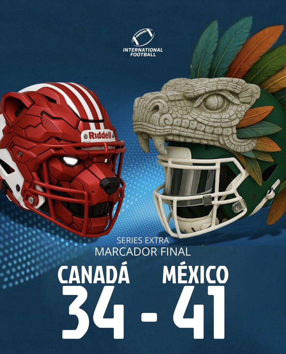 DicassSports's tweet image. 📣 México 🇲🇽 vence a Canadá 🇨🇦 en series extra. 
#seniorbowl #mexico #seleccionmexicana #tazones