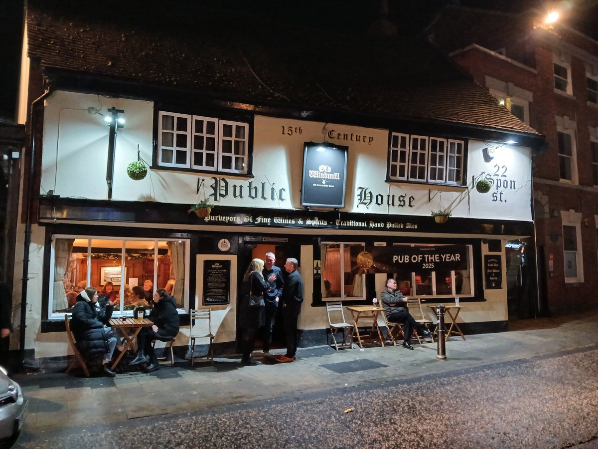 Had a pint (or 2) in a 15th century pub tonight.