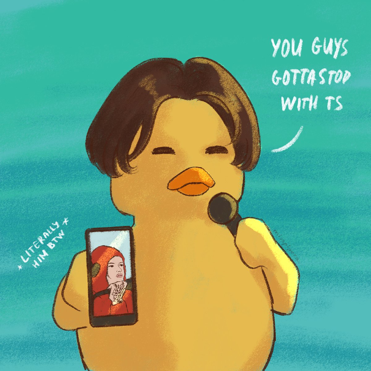 misspipera's tweet photo. FUCK generative ai, here's the meme drawn by a real human (me)

enjoy my 15 min doodle (it's better) https://t.co/WKAF6AZAI5