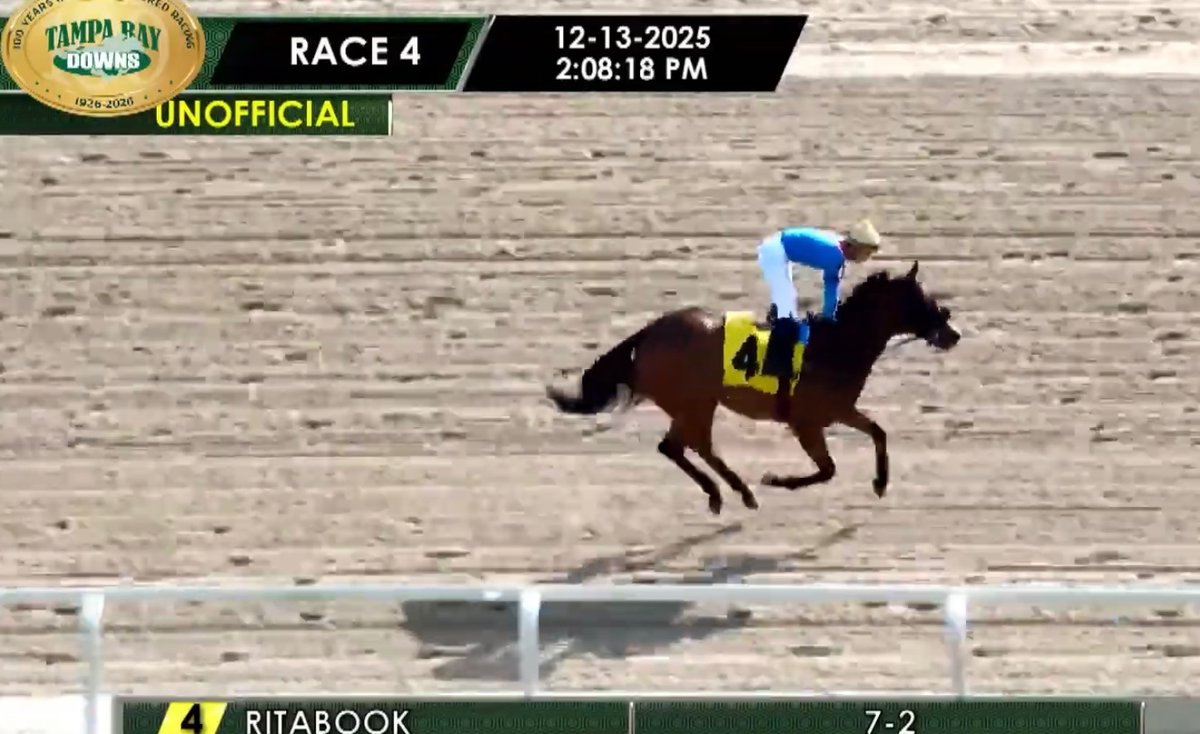 MJM_Stable's tweet image. Ritabook gets the stable its first win of the meet battling back with a very gutty win @TampaBayDownsFL Excellent aggressive &amp;amp; determined ride by Jose Batista and an outstanding training job by @carrasco_racing as always with this tremendous mare! Congrats to all the partners!!