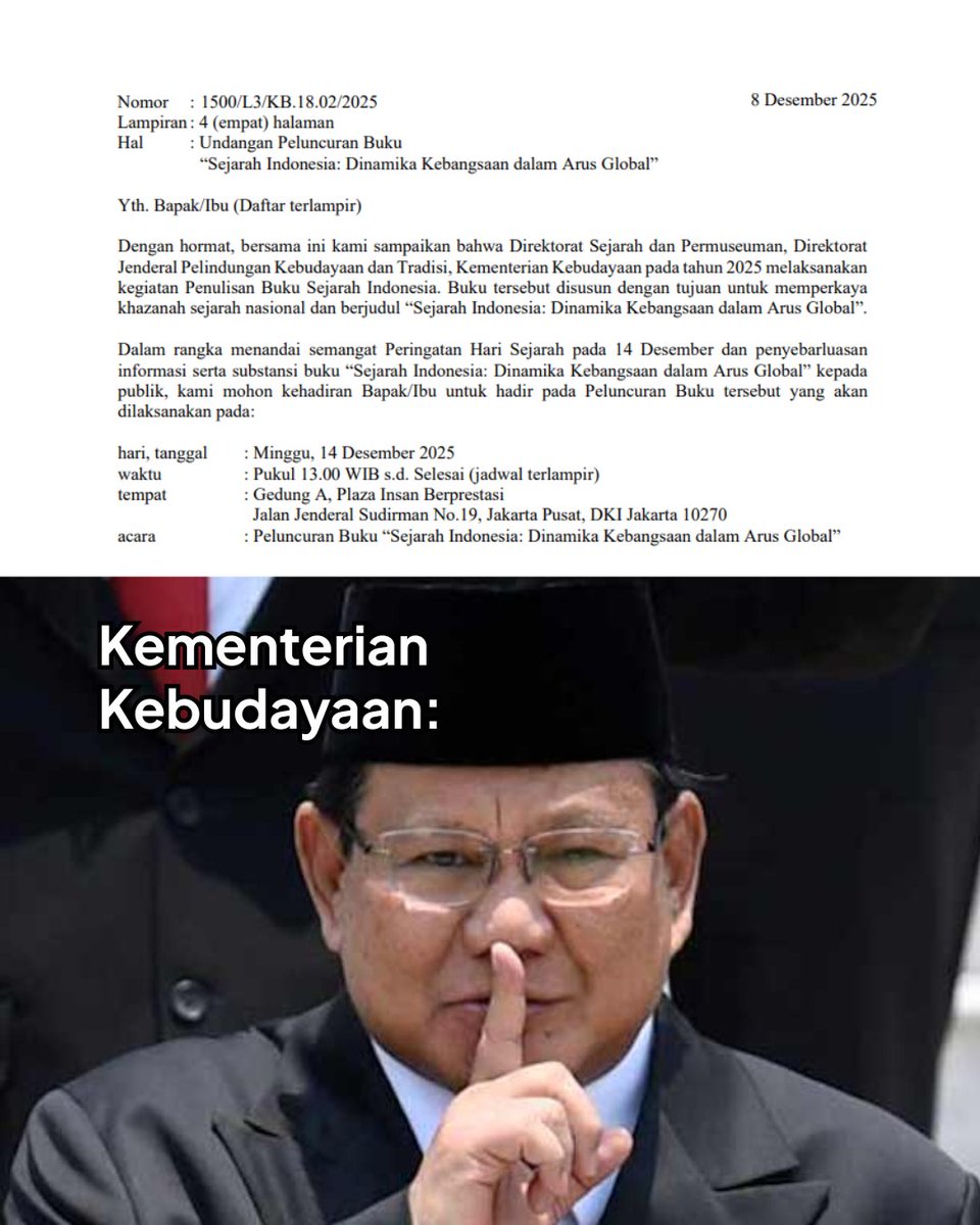 neohistoria_id's tweet photo. Diam-diam aja nih peluncurannya @kemenbud https://t.co/ppIOB83Wqt