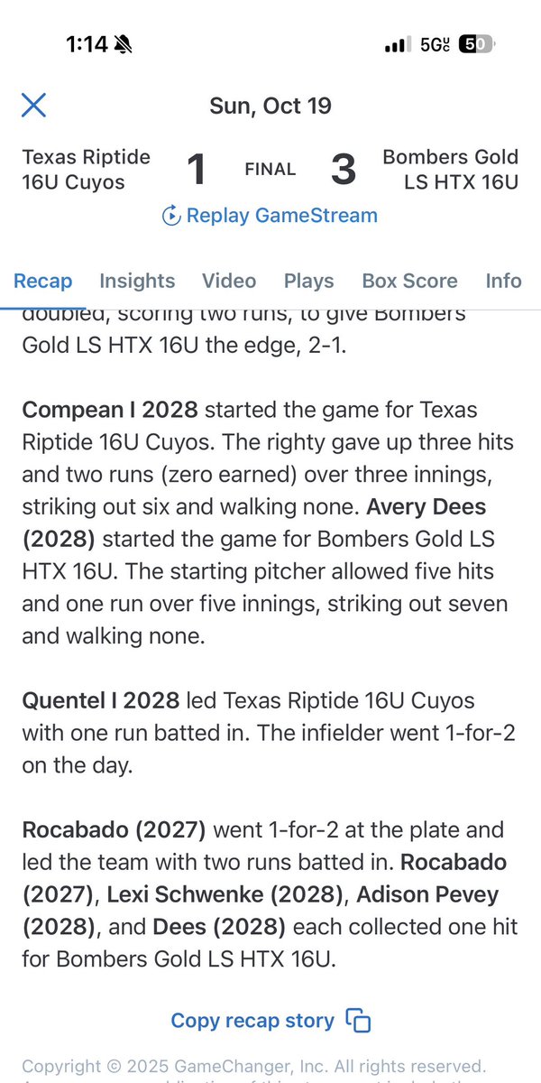 Sophia Compean 2028 tweet media