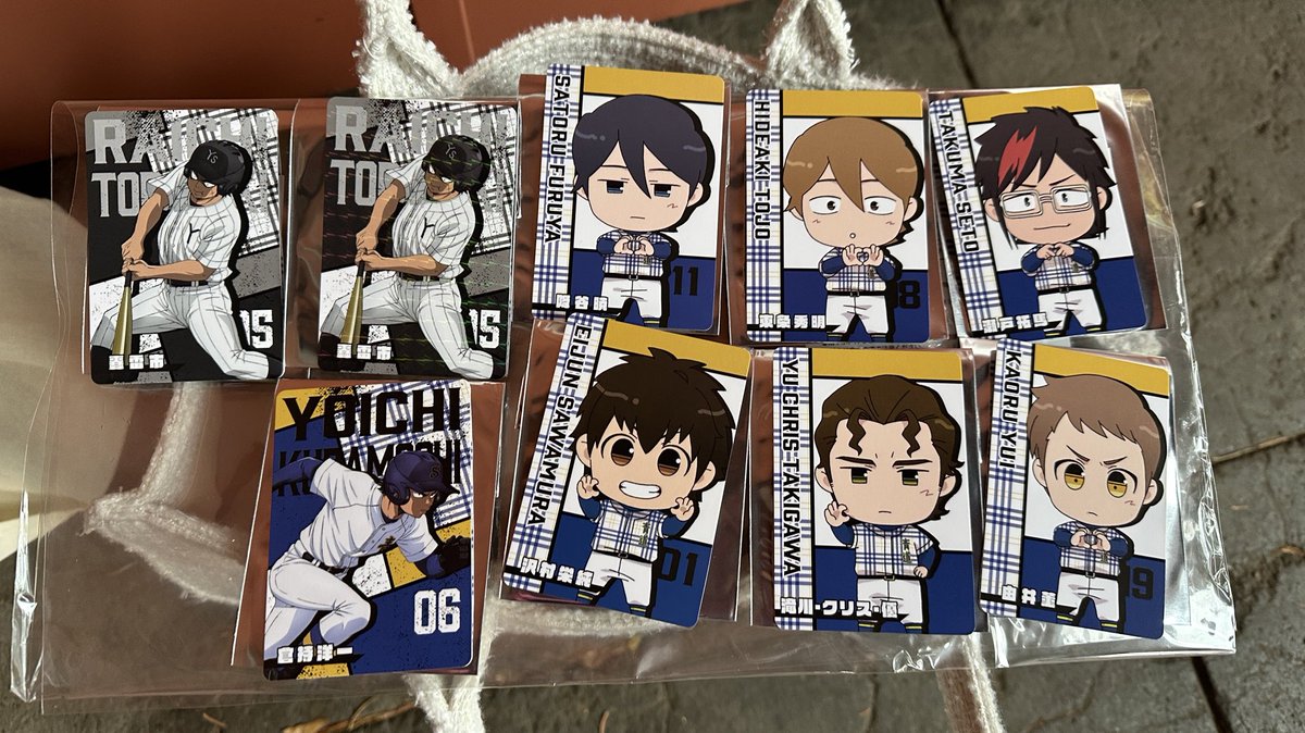 sai04_1024's tweet photo. 【交換】ダイヤのA オールスターゲームⅣ
グッズ　トレカ　トレーディングカード

譲
クリス 瀬戸 東条 雷市(等身,ホロ) 倉持(等身)
求
御幸一也 等身＞SD

ホロ↔️ホロのみの交換

本日現地での交換希望です
検索からでも気軽にお声がけください！ https://t.co/FMN5jN7eWb