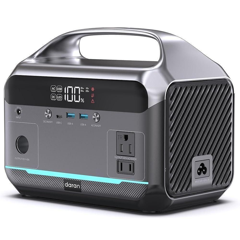 FatKidDeals's tweet photo. 600W Portable Power Station Solar Generator 288Wh for $116.27, reg $299.99!

-- Use Promo Code DARAN008

Click the ➡️ button, NOT continue on Amazon App after applying code.

https://t.co/aErtMx59Sk https://t.co/YJtmcSzQcR