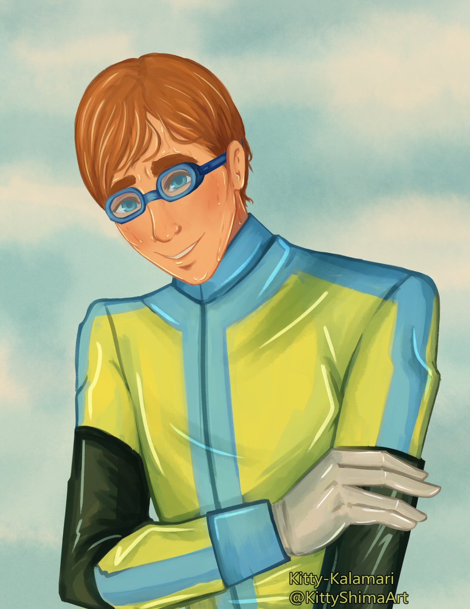 He's really cute. Had to draw

#waterboy #Dispatch