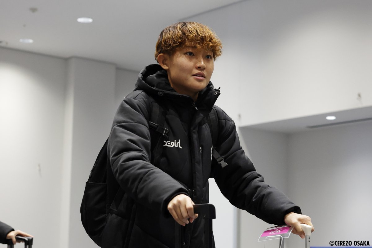 チーム会場入りの様子🌸 #セレッソ大阪ヤンマーレディース #セレッソ