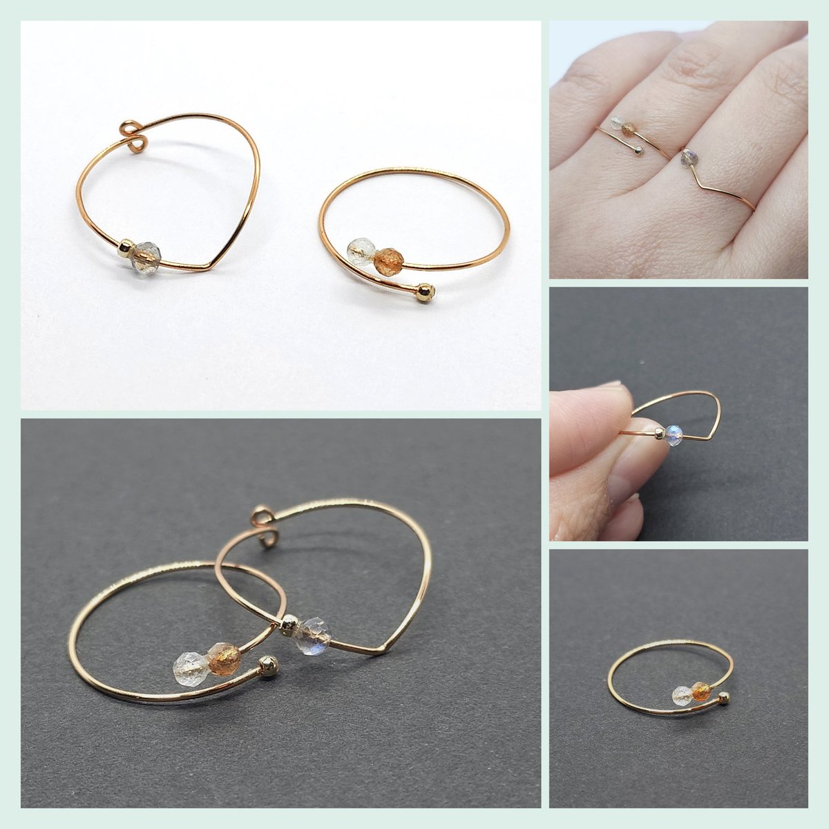 br0wnie |ワイヤー×天然石アクセサリー、一粒ピアスのお店 (@br0wnie7