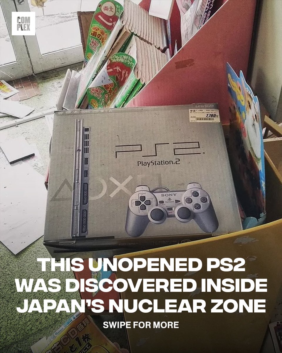 This unopened PS2 was discovered inside Japan's nuclear zone 🎮 In