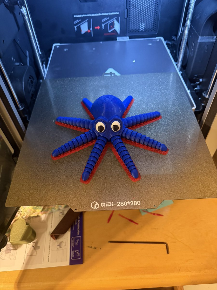 Learned a lot from first multicolor print should be able to reduce waste and increase speed now soon 8 colors