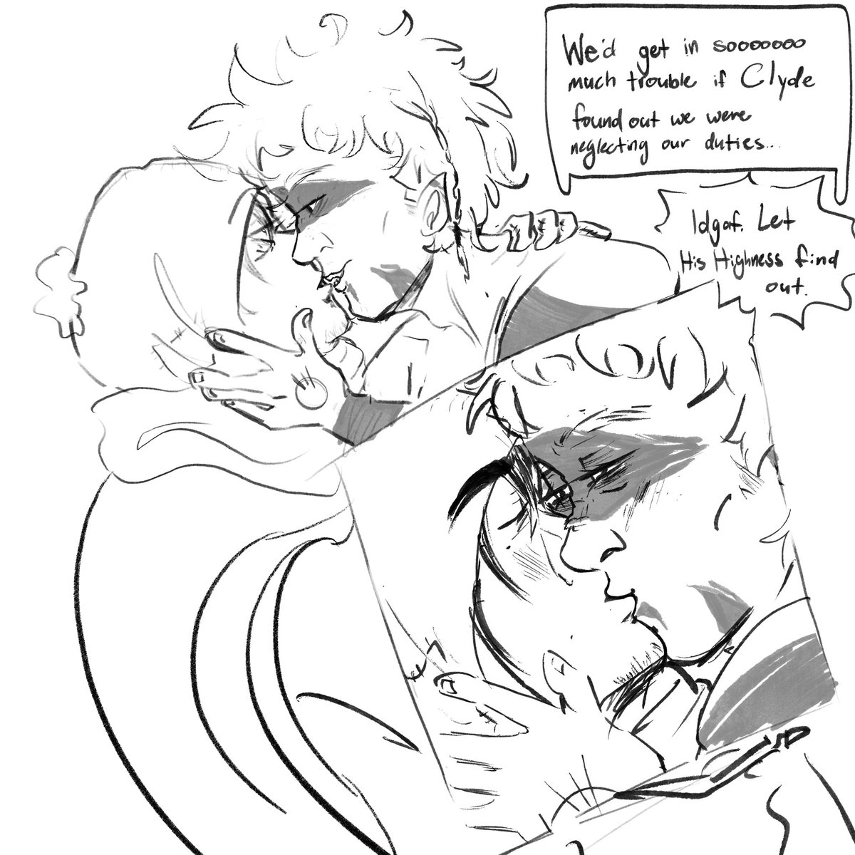 omlhuhh's tweet image. Scandal in the dark kingdom: gay ppl neglecting their duties to make out 😦 (extras in replies)

#barbspar #sptsot #tsot #sptwt #spcreek #spfeldspar #spcraig #sptweek