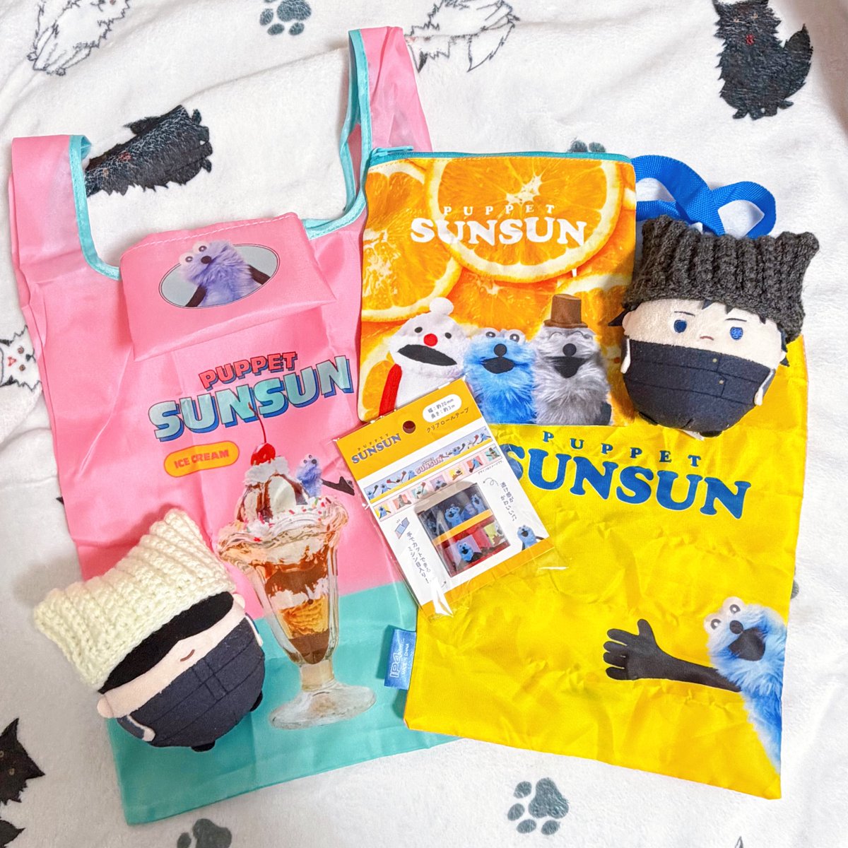 小さいエコバッグが欲しかったところにｽﾝで地元入荷してた😆🙌嬉しい〜！使いまくる！