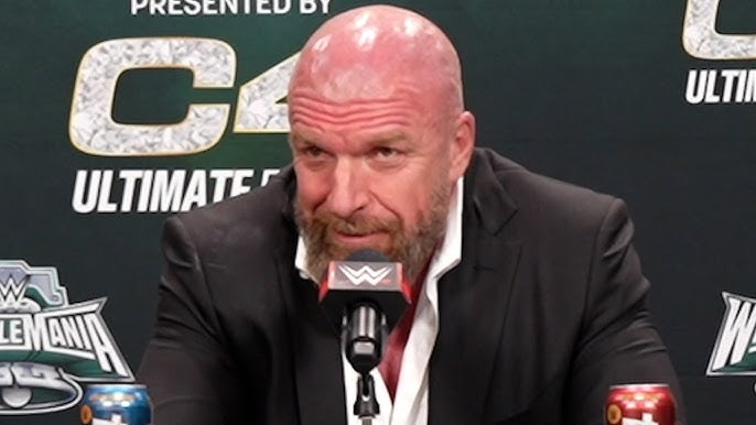 WrestleOops__'s tweet image. Triple H claims we are in a "new era, which is different from the new era we entered an hour ago."

(via @WWE)