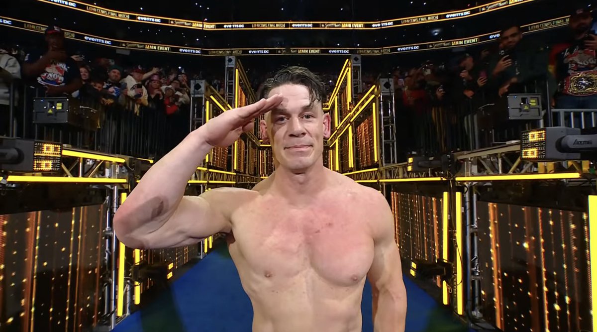 John Cena has retired from WWE following his final match today.