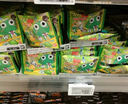 ケロロ軍曹 マスコット&グミであります！取扱い店はどこ？コンビニは