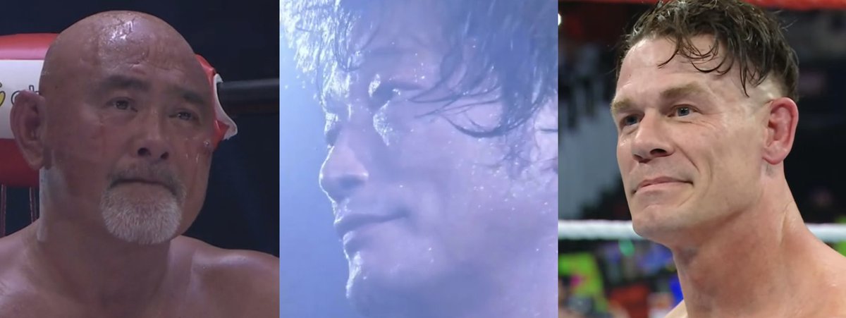 Game_Over9891's tweet image. ３人の引退試合後の表情…
これが私がプロレス好きな理由だな
だってもう、ヒーローですやん。