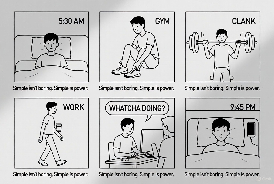 asimplecoinsol's tweet image. Time to get back to my simple daily routine.
#keepitsimple